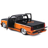 1993 Chevrolet 454 SS Pickup Truck "Harley Davidson" Black and Orange "H-D Custom" Series 1/24 Diecast Model Car