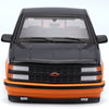 1993 Chevrolet 454 SS Pickup Truck "Harley Davidson" Black and Orange "H-D Custom" Series 1/24 Diecast Model Car