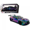 BMW M4 GT3 Chameleon Chrome "Custom Wrap" Series 1/24 Diecast Model