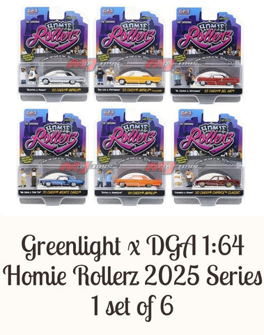 DGA Coll'ables: Homie Rollerz 1:64 1 Diecast Set of 6
