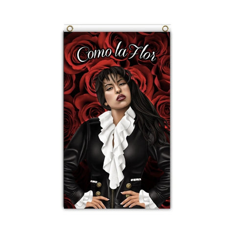COMO LA FLOR ART BANNER